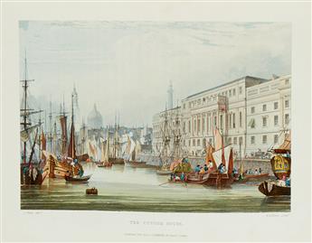 (ACKERMANN, RUDOLPH.) WESTALL, WILLIAM; and SAMUEL OWENS. Picturesque Tour of The River Thames.